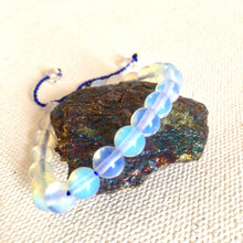 Blue Moonstone Bracelet with 10mm stones