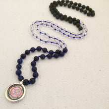 Pink OM Talisman Necklace Circle into Light