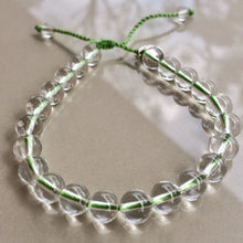 Green Clear Quartz Chakra Bracelet 